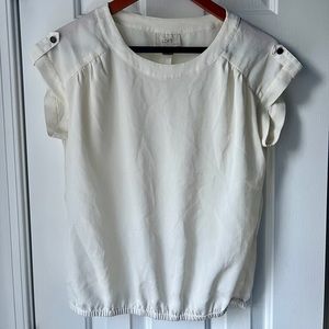 XSP white LOFT blouse